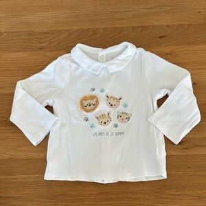 Savane Friends White Long Sleeve Kids Tee